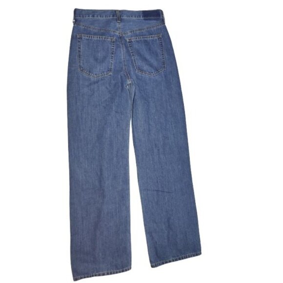 Etica Stanton Relaxed Wide Leg Fistral Medium Wash Button Fly Jeans 28x31 NWT - Picture 2 of 7